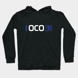 OCO 31 Design - White Text Hoodie